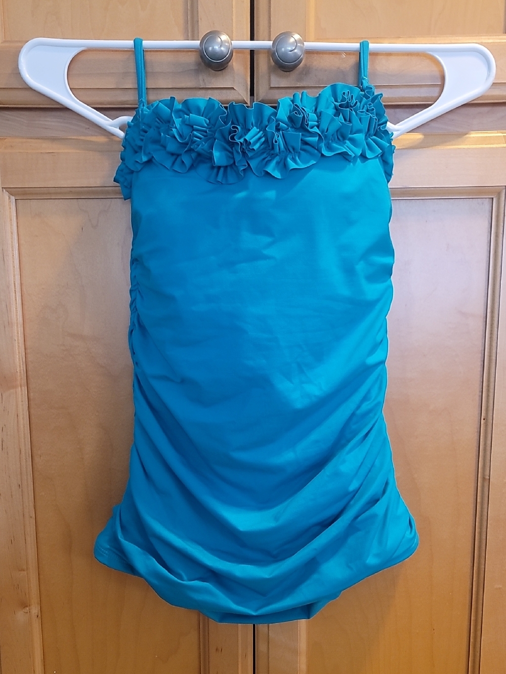 Kenneth Cole New York Teal Tankini Top